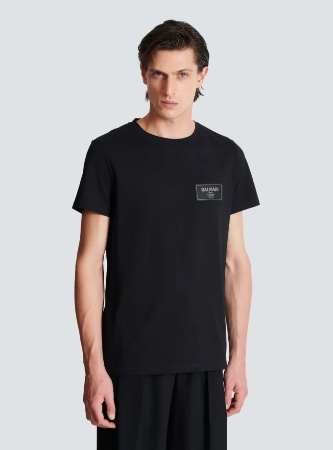 T-shirt con etichetta Balmain Couture