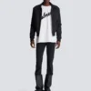 T-shirt con logo Balmain Letter floccato T-shirt con logo Balmain Letter floccato