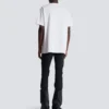 T-shirt con logo Balmain Letter floccato T-shirt con logo Balmain Letter floccato