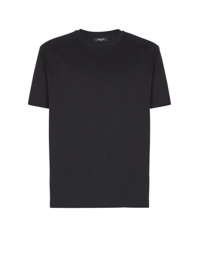T-shirt con logo Balmain vintage in gel T-shirt con logo Balmain vintage in gel