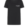 T-shirt con logo Balmain vintage in gel T-shirt con logo Balmain vintage in gel
