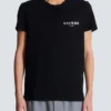 T-shirt con logo Balmain vintage in gel T-shirt con logo Balmain vintage in gel