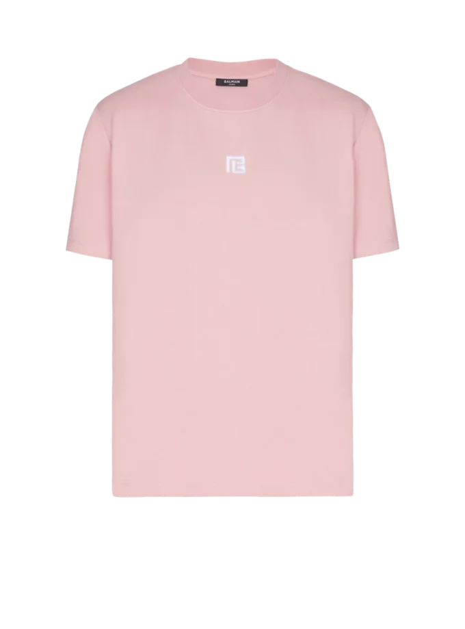T-shirt con logo ricamato