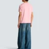 T-shirt con logo ricamato