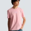 T-shirt con logo ricamato