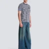 T-shirt con monogramma e etichetta Balmain Couture T-shirt con monogramma e etichetta Balmain Couture