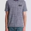 T-shirt con monogramma e etichetta Balmain Couture T-shirt con monogramma e etichetta Balmain Couture