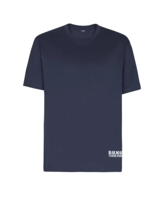 T-shirt con piccola stampa Balmain
