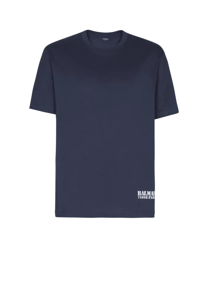 T-shirt con piccola stampa Balmain T-shirt con piccola stampa Balmain