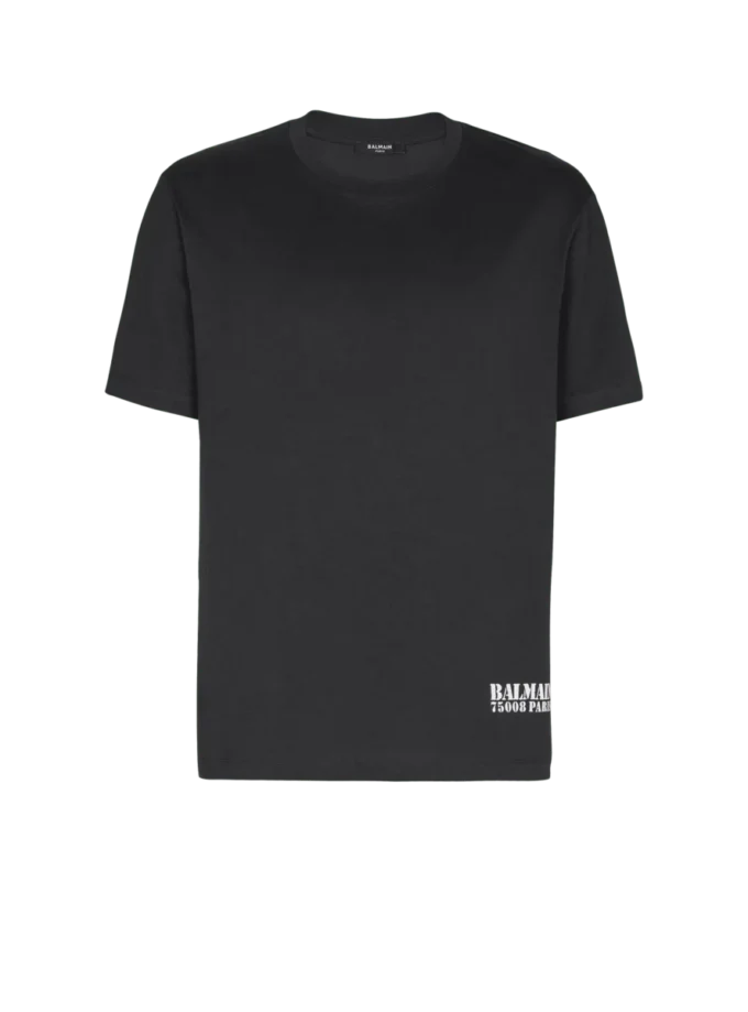 T-shirt con piccola stampa Balmain T-shirt con piccola stampa Balmain