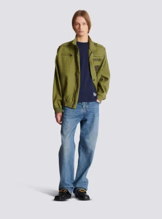 T-shirt con piccola stampa Balmain