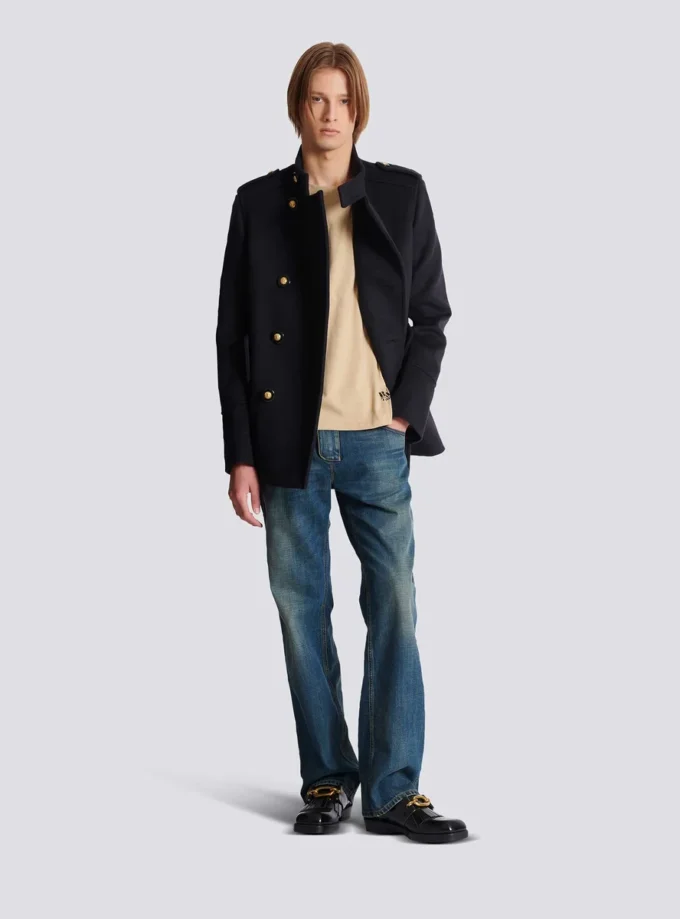 T-shirt con piccola stampa Balmain T-shirt con piccola stampa Balmain