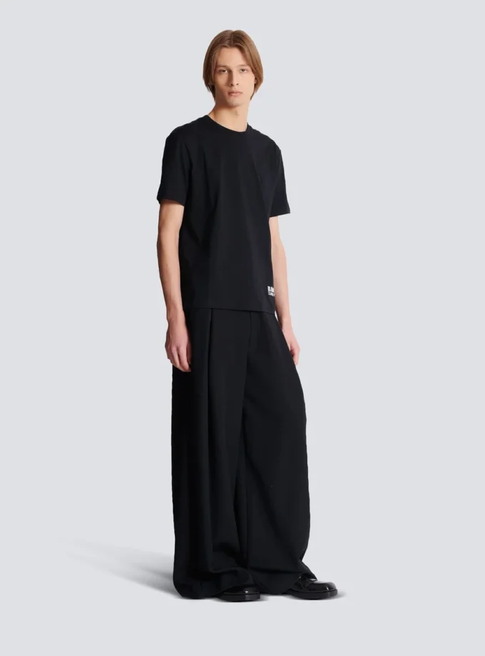 T-shirt con piccola stampa Balmain T-shirt con piccola stampa Balmain