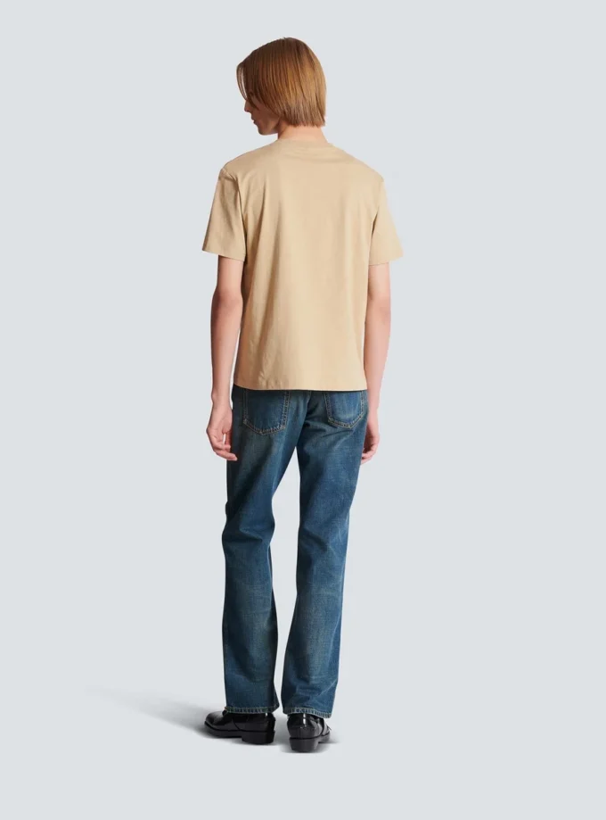 T-shirt con piccola stampa Balmain T-shirt con piccola stampa Balmain