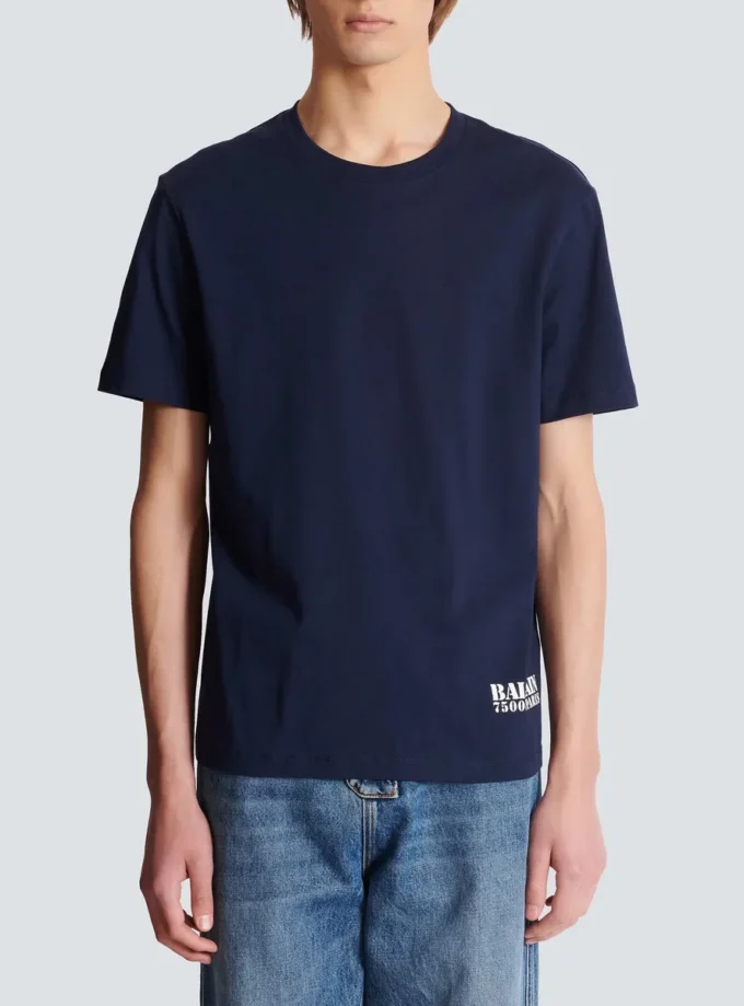 T-shirt con piccola stampa Balmain T-shirt con piccola stampa Balmain