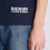T-shirt con piccola stampa Balmain T-shirt con piccola stampa Balmain