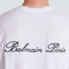 T-shirt con ricamo Balmain Signature T-shirt con ricamo Balmain Signature