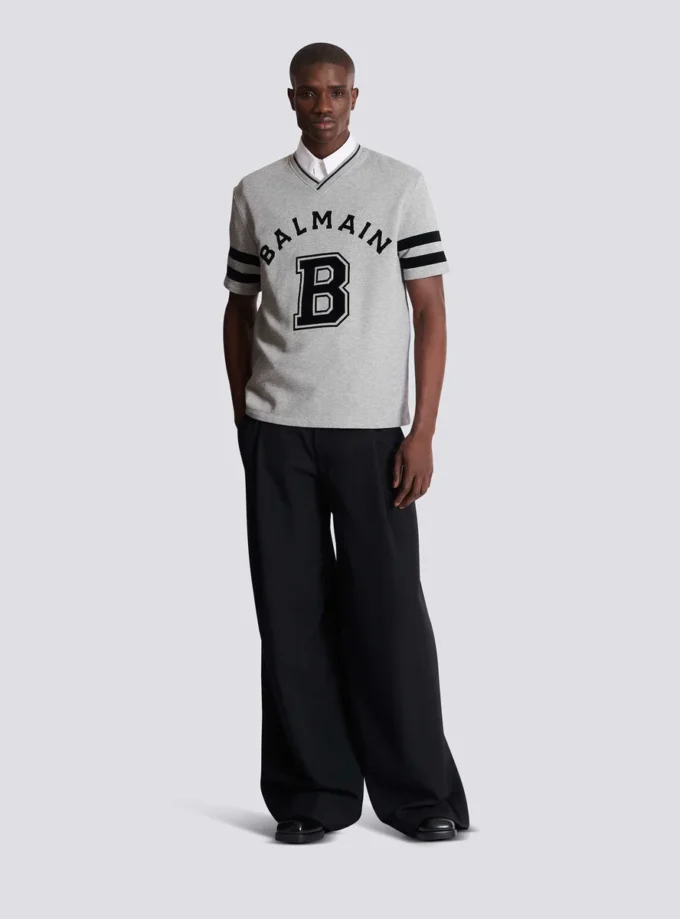 T-shirt con scollo a V Balmain Sport T-shirt con scollo a V Balmain Sport