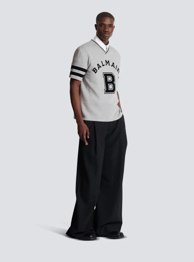 T-shirt con scollo a V Balmain Sport T-shirt con scollo a V Balmain Sport
