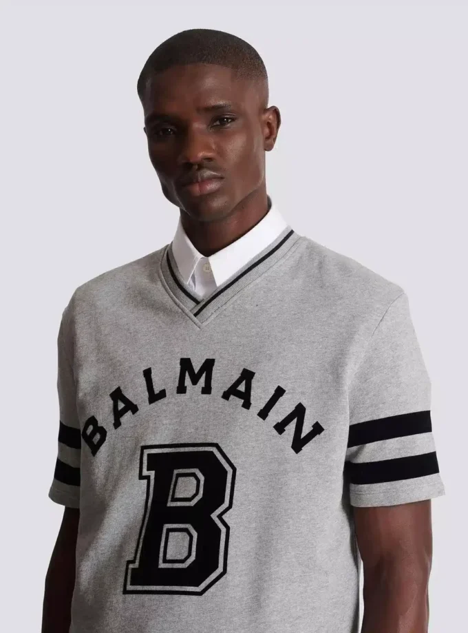 T-shirt con scollo a V Balmain Sport T-shirt con scollo a V Balmain Sport