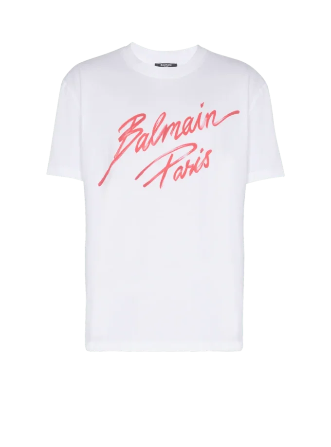 T-shirt con stampa Balmain Lipstick T-shirt con stampa Balmain Lipstick