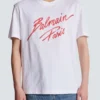 T-shirt con stampa Balmain Lipstick T-shirt con stampa Balmain Lipstick