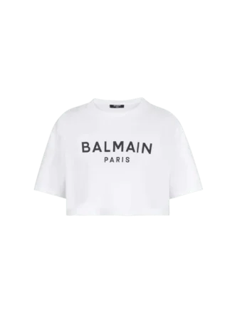 T-shirt con stampa Balmain Paris