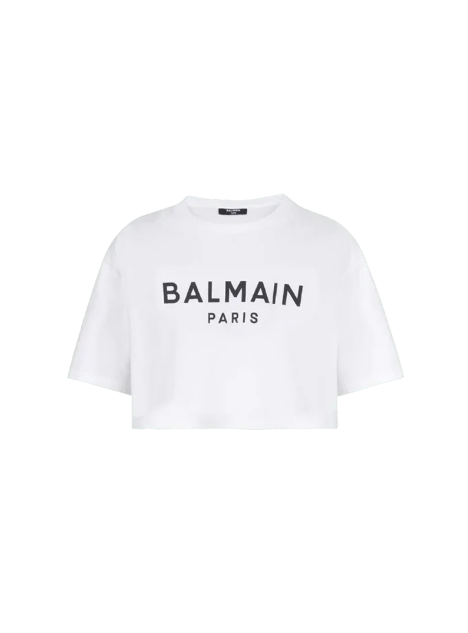 T-shirt con stampa Balmain Paris T-shirt con stampa Balmain Paris