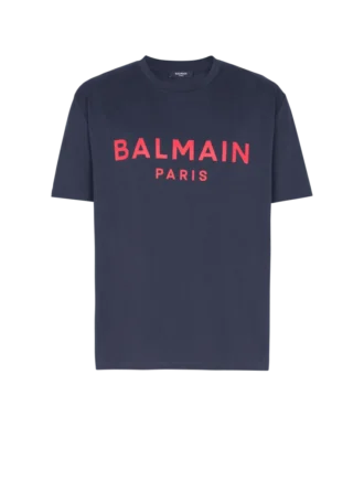 T-shirt con stampa Balmain Paris