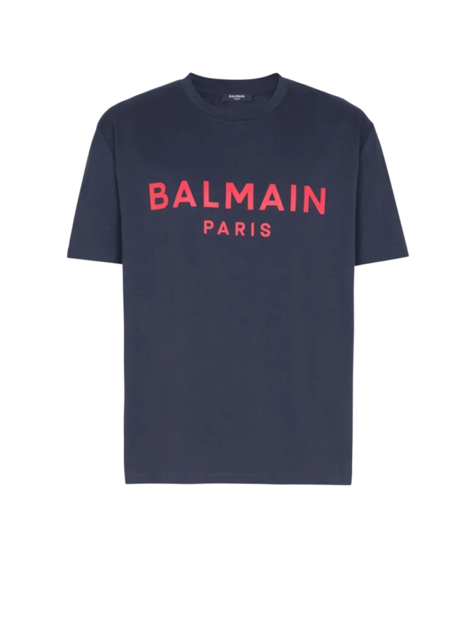 T-shirt con stampa Balmain Paris T-shirt con stampa Balmain Paris