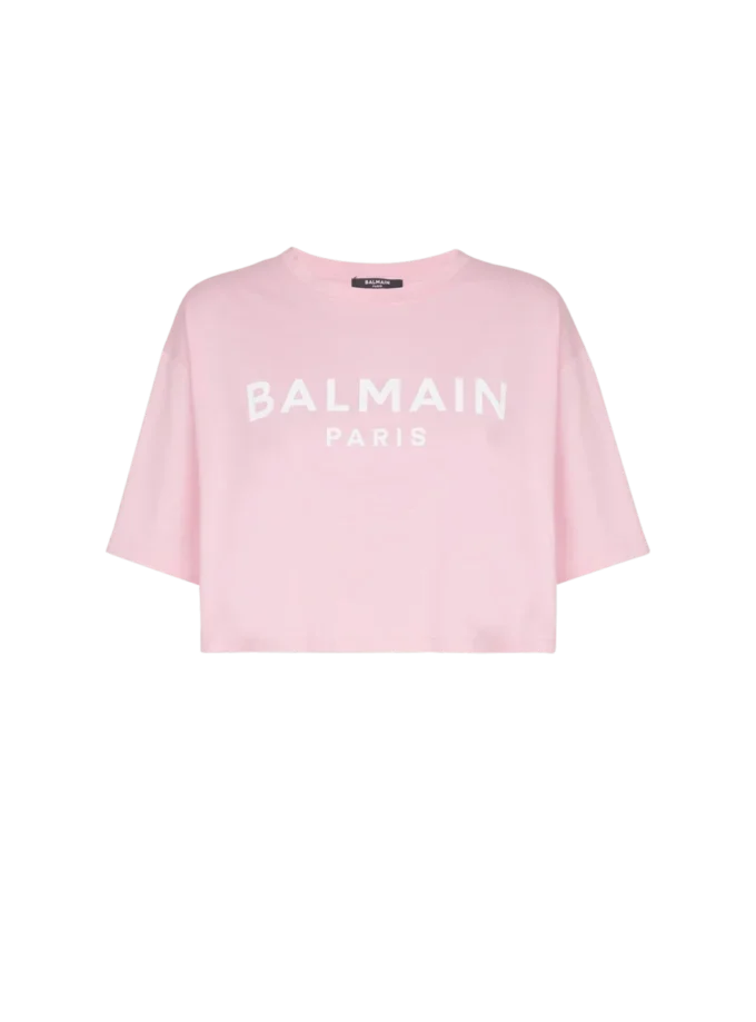 T-shirt con stampa Balmain Paris T-shirt con stampa Balmain Paris