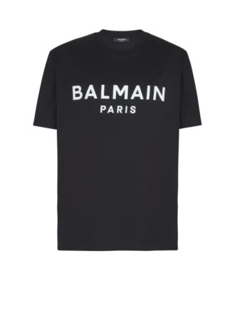 T-shirt con stampa Balmain Paris