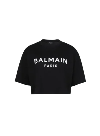 T-shirt con stampa Balmain Paris