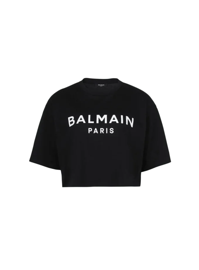 T-shirt con stampa Balmain Paris T-shirt con stampa Balmain Paris
