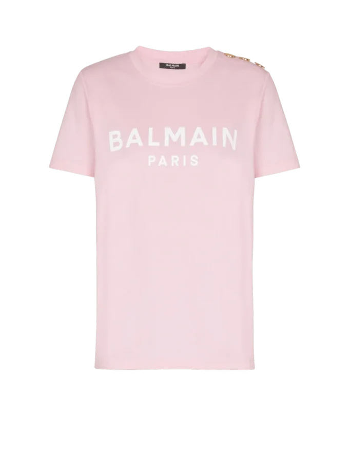 T-shirt con stampa Balmain Paris T-shirt con stampa Balmain Paris