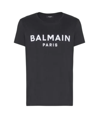 T-shirt con stampa Balmain Paris