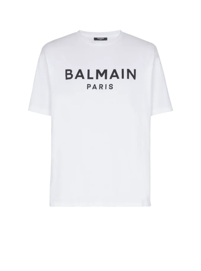 T-shirt con stampa Balmain Paris T-shirt con stampa Balmain Paris