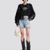 T-shirt con stampa Balmain Paris T-shirt con stampa Balmain Paris