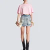 T-shirt con stampa Balmain Paris T-shirt con stampa Balmain Paris
