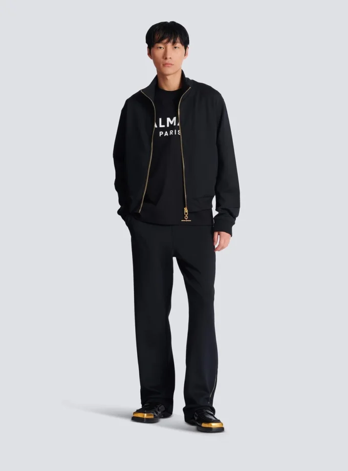 T-shirt con stampa Balmain Paris T-shirt con stampa Balmain Paris