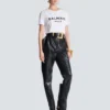 T-shirt con stampa Balmain Paris