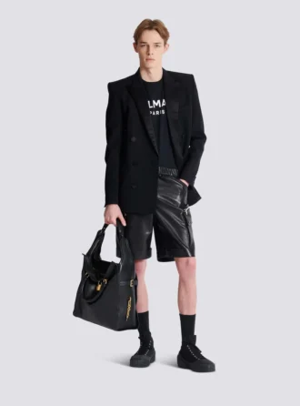 T-shirt con stampa Balmain Paris
