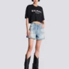 T-shirt con stampa Balmain Paris T-shirt con stampa Balmain Paris