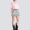 T-shirt con stampa Balmain Paris T-shirt con stampa Balmain Paris