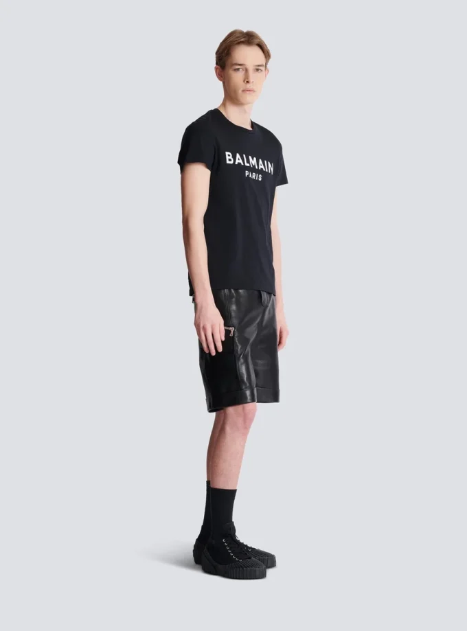T-shirt con stampa Balmain Paris T-shirt con stampa Balmain Paris
