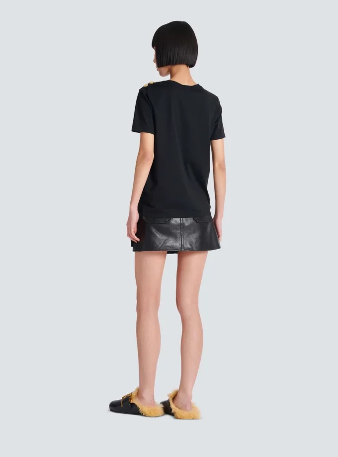T-shirt con stampa Balmain Paris T-shirt con stampa Balmain Paris
