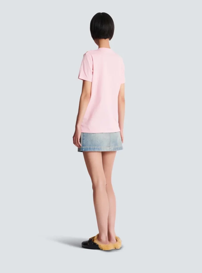T-shirt con stampa Balmain Paris T-shirt con stampa Balmain Paris
