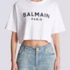 T-shirt con stampa Balmain Paris T-shirt con stampa Balmain Paris