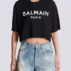 T-shirt con stampa Balmain Paris T-shirt con stampa Balmain Paris