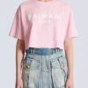 T-shirt con stampa Balmain Paris T-shirt con stampa Balmain Paris